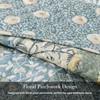 Quilts Queen Size-3 Pieces Soft Queen Bedspread Floral Patchwork Quilt