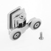 2 x Twin Top Zinc Alloy Shower Door Rollers/Runners/Wheels 23mm
