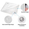 TARPAL 4x6 Feet White Tarp Waterproof(2 Pack) Small tarps Multipurpose