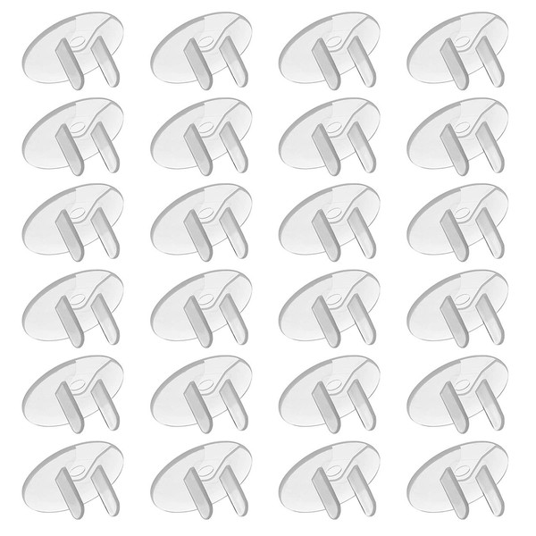 Outlet Plug Covers - 24 Pack Safety Electrical Plug Protectors by HAWATOUR