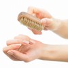 Tbestmax Cleaning Nail Fingernail Brush Wood 2 Side for Manicure