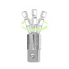 FOCMKEAS Power Drill Sockets Adapter 1/2" Impact Square Drive Adapter,
