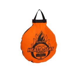 Northeast Products Heat-A-Seat by ThermaSeat- Insulated Hunting Seat Cushion, Blaze/Black