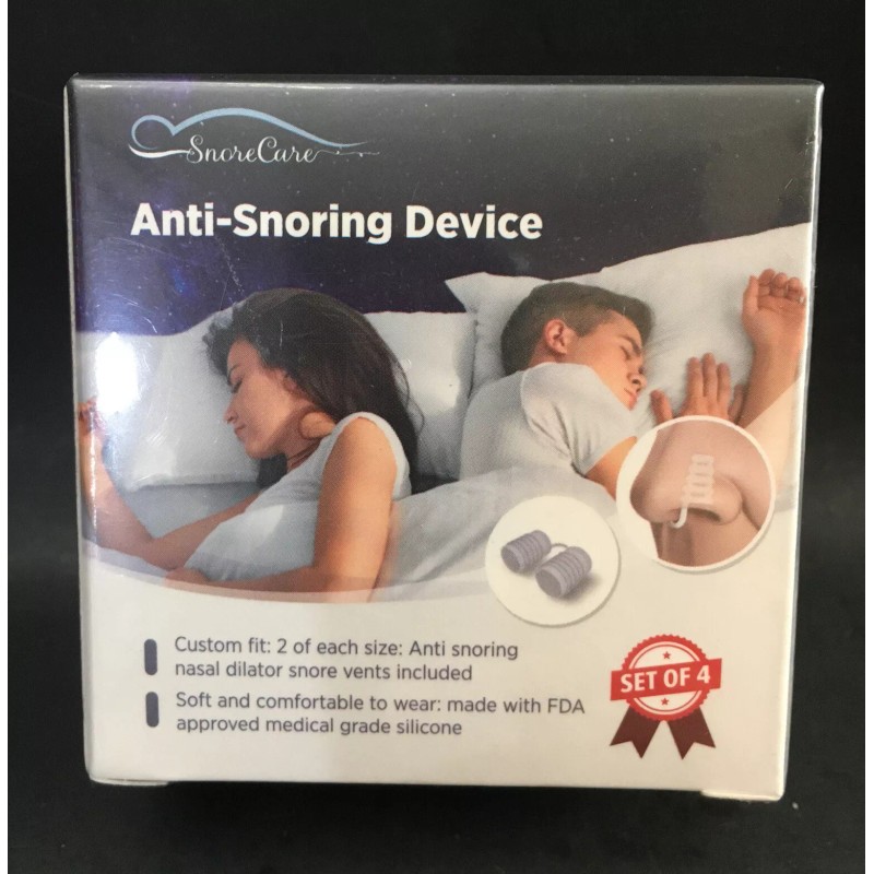 SnoreCare Anti Snoring Device Nose Vents 2 Large Sets 2