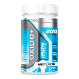 Óxido Nítrico + Clembu 1kg Pre Entreno Iron Fit 200 Servs