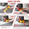 USYATO 2Pcs Universal Heavy Duty Wheel Lock - Anti Theft