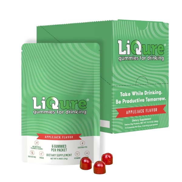 LiQure Gummies for Drinking, Feel Better After A Night Out,