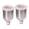 125 cc Aluminum Gravity Feed Paint Cup with Nylon Lid,