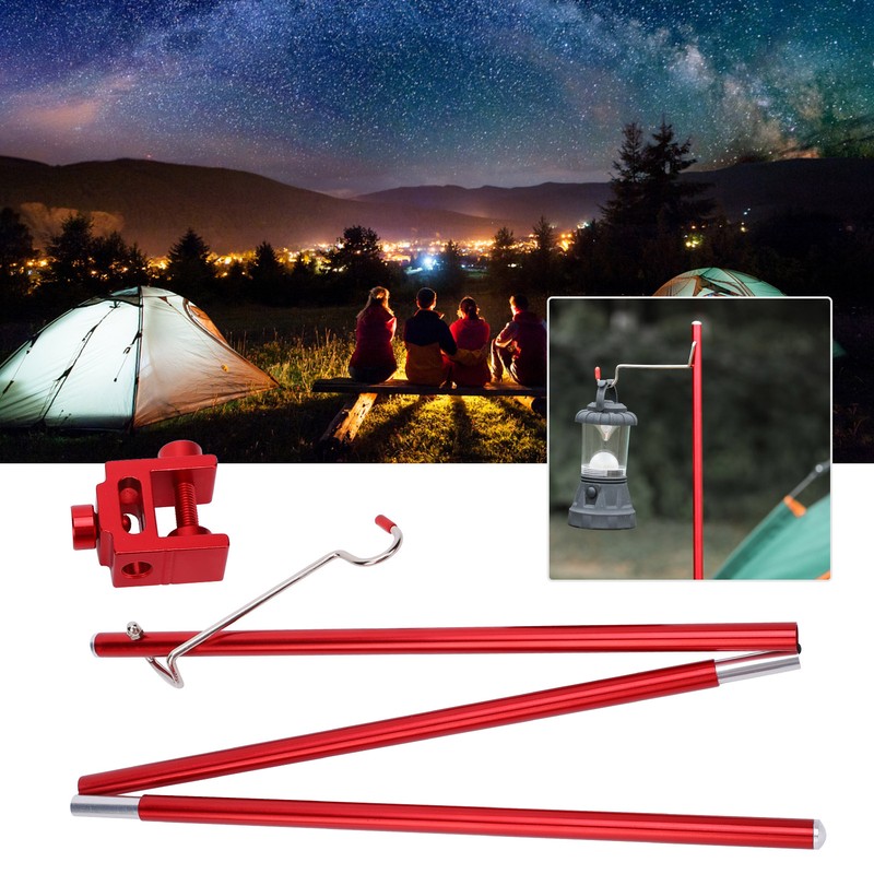 Outdoor Camping Foldable Light Pole Portable Aluminum Alloy Light Stand