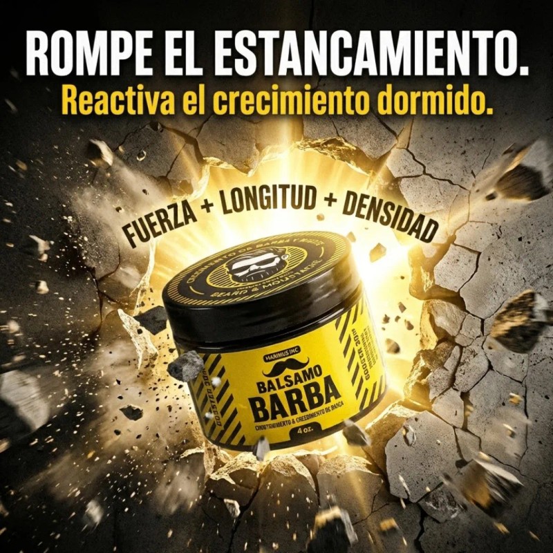 Balsamo Crecer Barba Cubrir Huecos Desde Lavanda