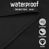 2 Pack Black Unisex Aprons – Waterdrop Resistant with 3