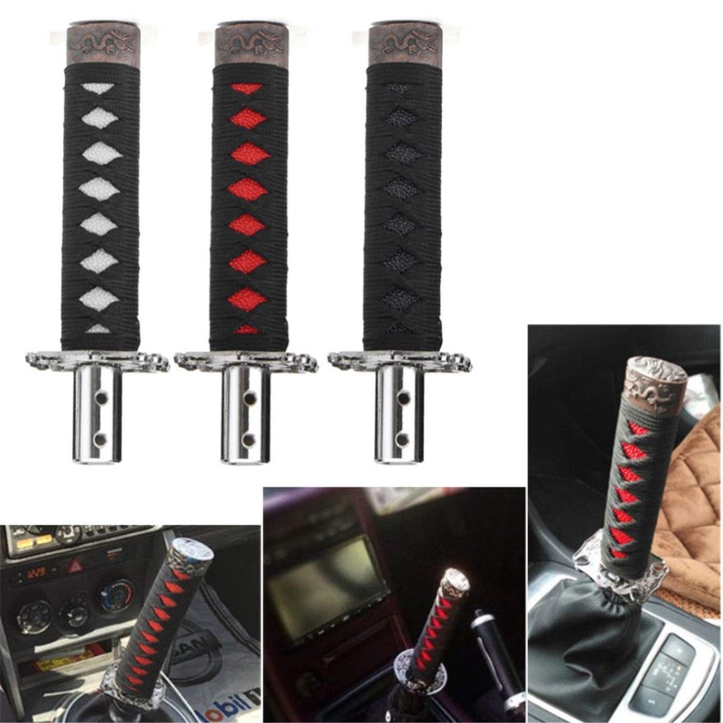 MACHSWON Samurai Sword Shift Knob Automatic-Short Gear Shift Knob Catchers