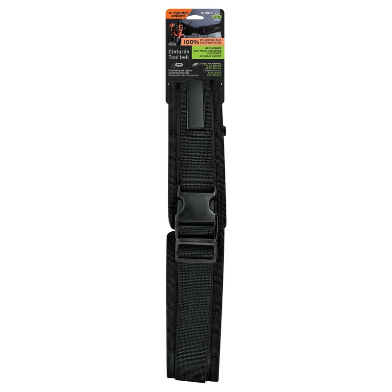 Truper Expert POHE-1NX Cinturón de trabajo, Ajustable con hebilla de