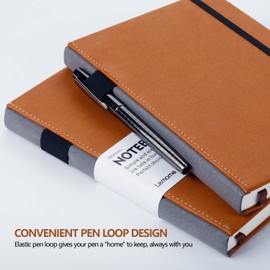 Lemome Blank Notebook Sketchbook with Premium Thick Paper - Dividers Gift - Hardcover Plain, A5, 8.4 x 5.7 inch
