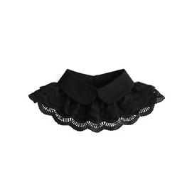 QLX Lace Clown Collar Neck Ruffle Victorian Jester Collars Draculaura Collar