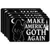 6Pcs Make America Goth Again Sticker - Make America Goth Again Bumper Sticker - 5"x3" Phone Stickers, Premium UV Printing – Vibrant & Long-Lasting Colors Laptop Stickers