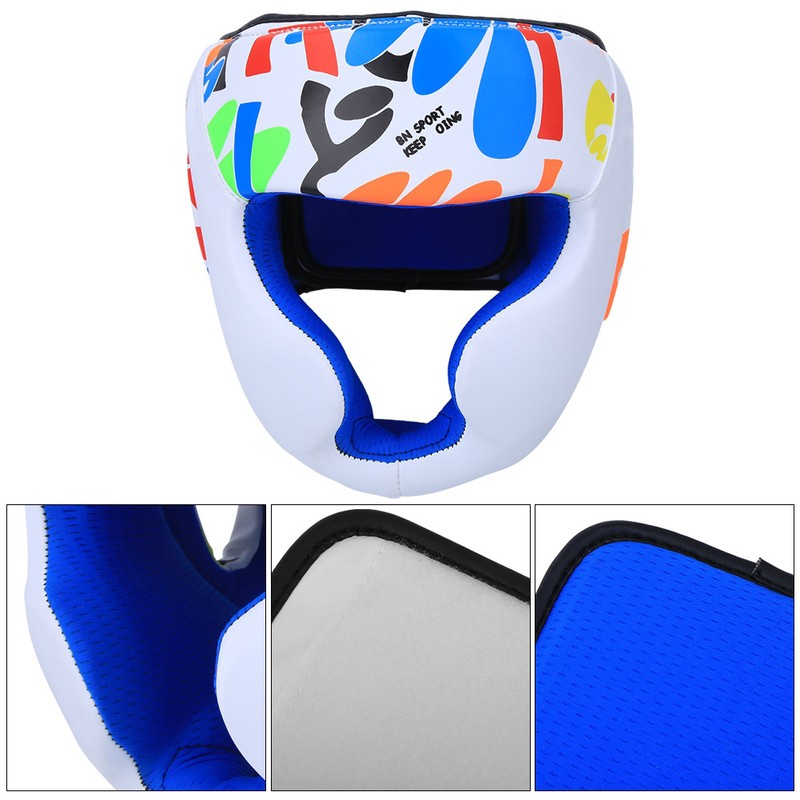 BN FIGHT Graffiti Children Helmet Heads Guard Protective Gear for