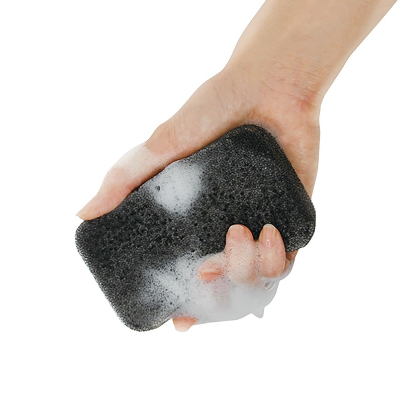 KOKUBO 5948 Japanese Kitchen Sponges, 8-Pack, Black, Antibacterial, Soft, Polyurethane