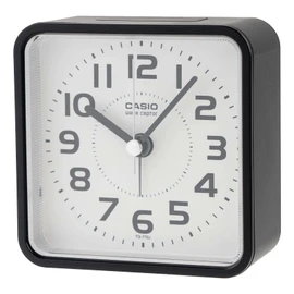 Casio TQ-770J-1JF Alarm Clock, Radio Wave, Black, Analog, Nighttime Second Hand Stop, Snooze, Light Included