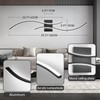 CANEOE Modern Led Wall Light, 39inch Black Indoor Led Wall