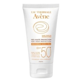 Protector solar infantil Avène Pantalla Física Crema Mineral 50FPS en crema 50mL