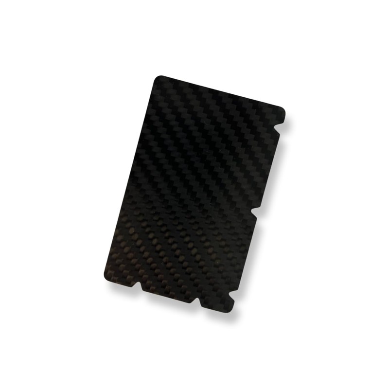 M&M Smartek Carbon Card with 5 Notches in Credit Card