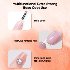 Base Coat Esmaltes Gel Semipermanente Base Ultrafuerte 15ml