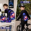 Jafeton Kids Backpack for Boys,3D Reflective Gaming School Backpack with