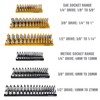 OEMTOOLS 22238 6 Piece SAE and Metric Socket Tray Set,
