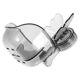 SAFIGLE Wall Mount Powder Puff Holder Makeup Organizer Compact Storage Box for Cosmetics and Toiletries Space Saving Travel Friendly Vanity Accessory