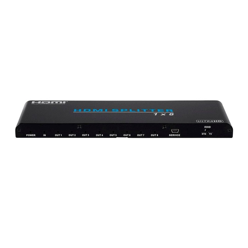 Monoprice 4K Pro 1x8 HDMI Splitter - HDR, 18Gbps, 4K@60Hz,