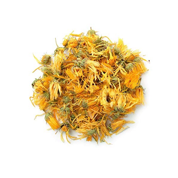 Calendula Flowers - 100% Natural - 1 lb (16 oz) - EarthWise Aromatics