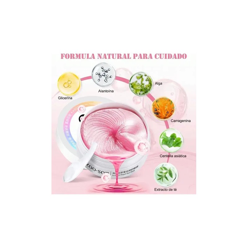 120 Parches Ojos Colágeno Hidrogel Anti Ojeras Bolsas 2 Pack