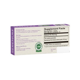 Lisanatura Serenum Herbal Supplement - Sugar, Gluten & Lactose Free - 30 Tablets