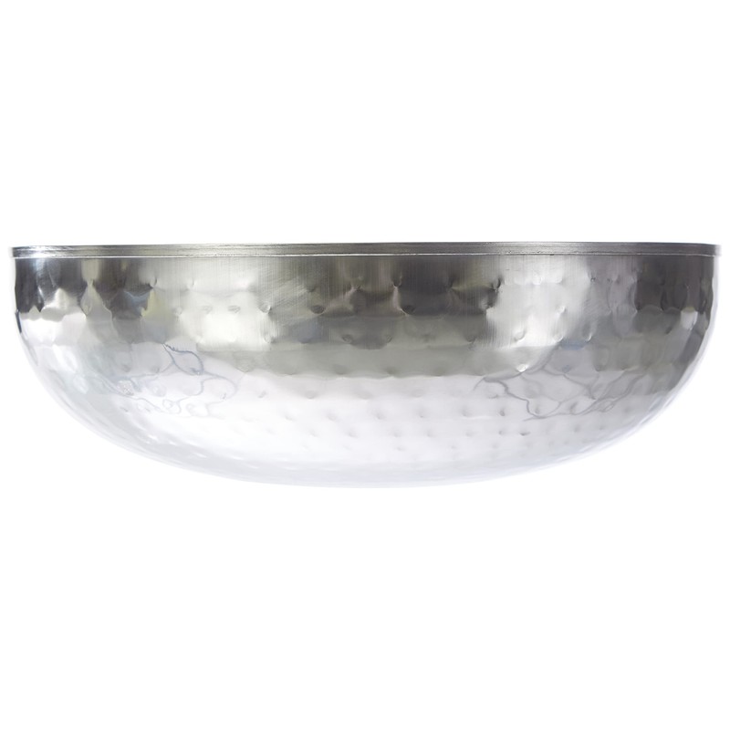 Equinox 511023 Salad Bowl Hammered Stainless Steel Diameter 25 cm