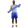 Cando 1210689 Low Powder Exercise Band, 6 yard Roll, Blue: