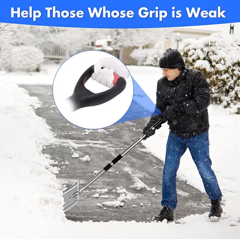 3.2cm Shovel Handle Ergonomic Design Multifunctional Rugged Shovel D Grip