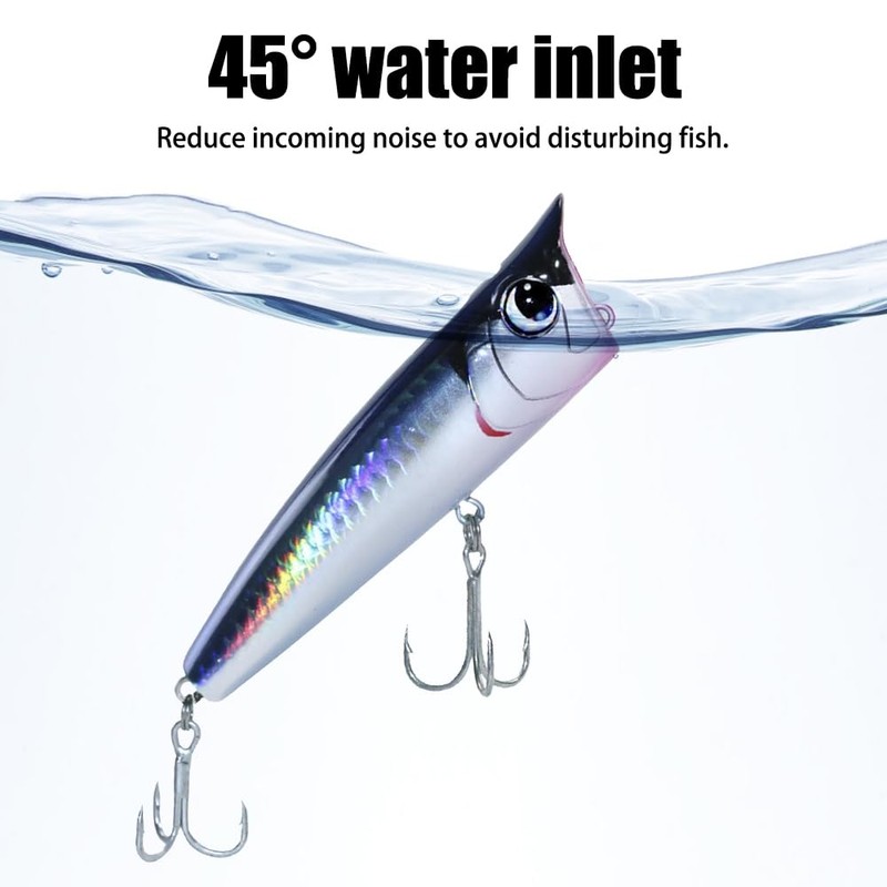 Saltwater Fishing Lures, Artificial Lures for Fishing, Surf Fishing, Floating