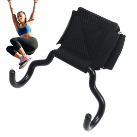 Hand Grip Support for Deadlift | Assist Wrist Hook for Horizontal Bar | Reinforced Nylon Sports Accessories for a Variety of Fitness Exercises