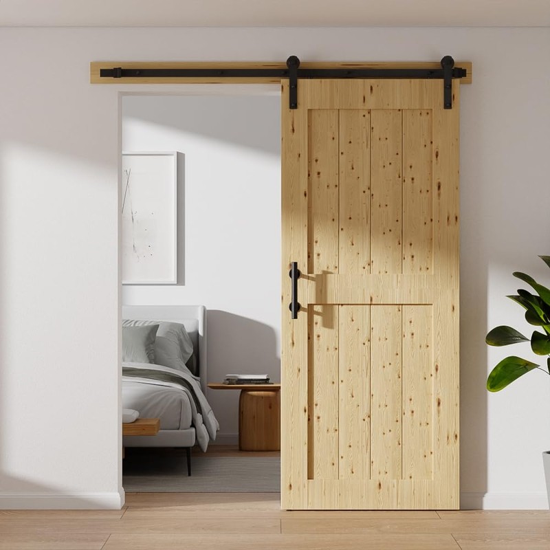 CCJH 9”/24cm Sliding Barn Door Handle Hardware, Pull Flush Door