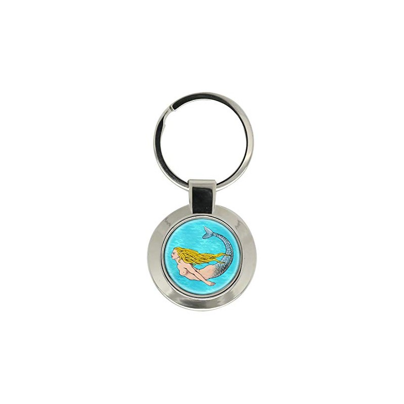 Mermaid Swimming Key Ring