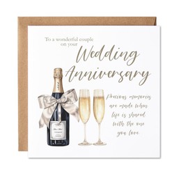 Maise & Rose Anniversary Card | Wedding Anniversary Card | Anniversary Celebration | Special Couple Happy Anniversary | P39