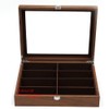 WANLECY Wooden Sunglasses Organizer for Men Women, Multiple Eyeglasses Eyewear