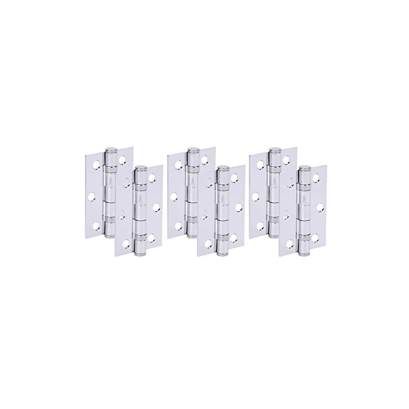 HANDLEZONE® Door Hinges 3 Pairs 76mm / 3 inch Ball