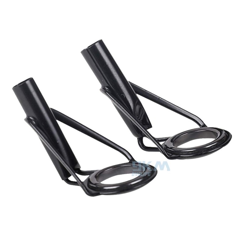 9KM DWLIFE Fishing Rod Tip Repair Black Stainless Steel Ceramic