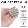 400 Imanes De Neodimio Magnéticos Superfuertes De 8 X 2