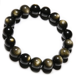 Golden Obsidian, Medium - 8mm bead