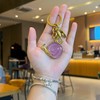 LXHSLJN Agate Snail Keychain Bag Charms for Women Handbags Cute