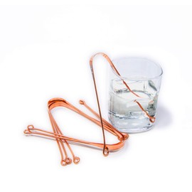 Wonder Care - 100% Kupfer Zunge Schaber / Reiniger Ayurvedische Antibakterielle für optimale Mundhygiene (6 Stück)