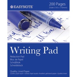 Just stationery 200 Sheets Lined Duke Pad, 3254, White